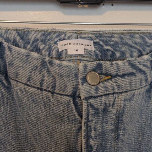 Good American Good 90s Duster Blue951 Size 16 NWT - Picture 5 of 8